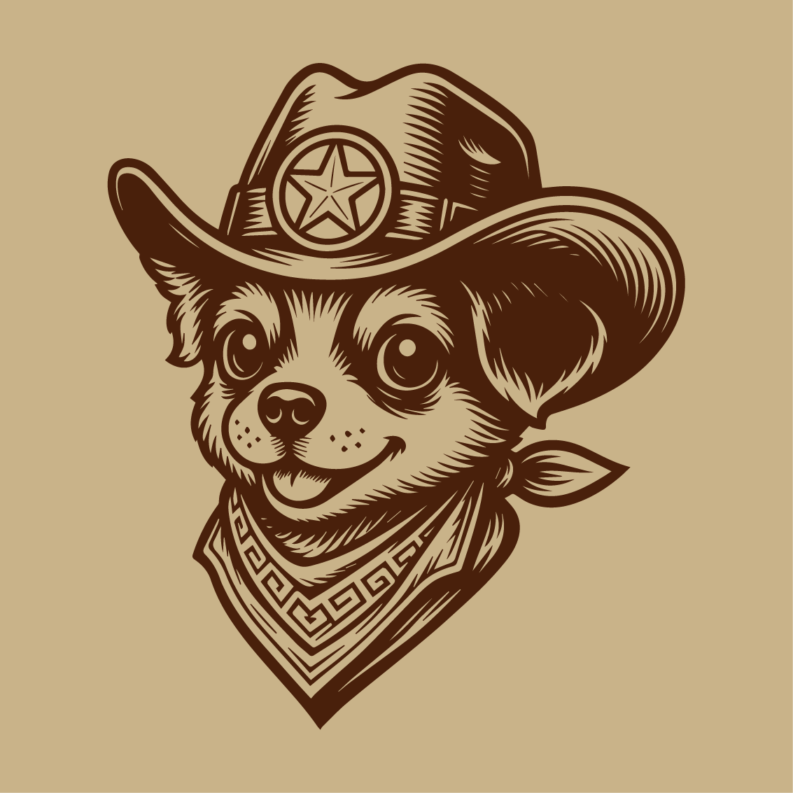 PoopScoopNBoogie-BrownOnTanHead